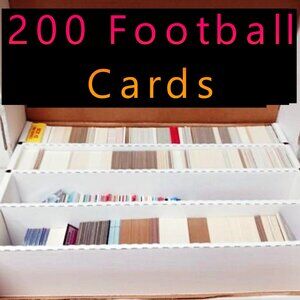 Football Cards Set Lot Pack Box Old Binder
